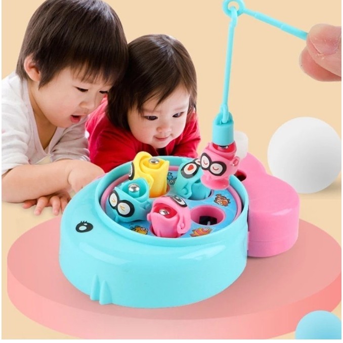 Mainan Anak Mancingan Ikan Putar Ikan Mini | Mainan Anak Pancingan