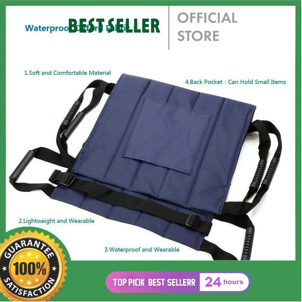 Wheelchair Transfer Pad dan Sabuk Angkat Pasien, Body Mover Multifungsi untuk Pemindahan Pasien Stro