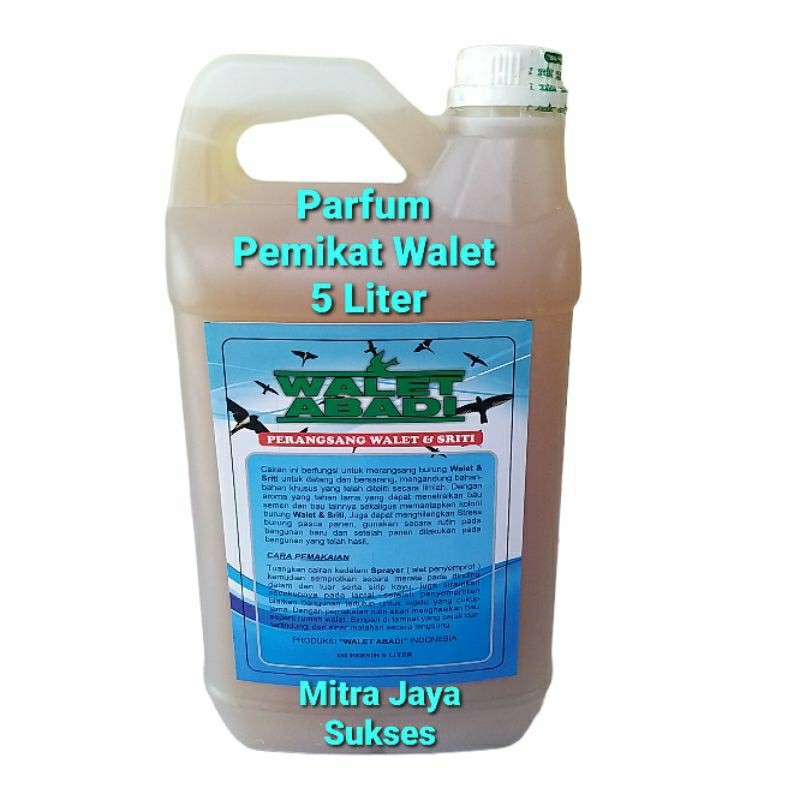 Walet Abadi parfum dinding aroma pemikat walet 5 liter