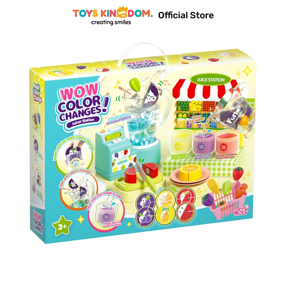 Toys Kingdom Pretty Missy Set Wow Color Changes Juicer Station - Mix Toys Kids Toy Set Mainan Imajin