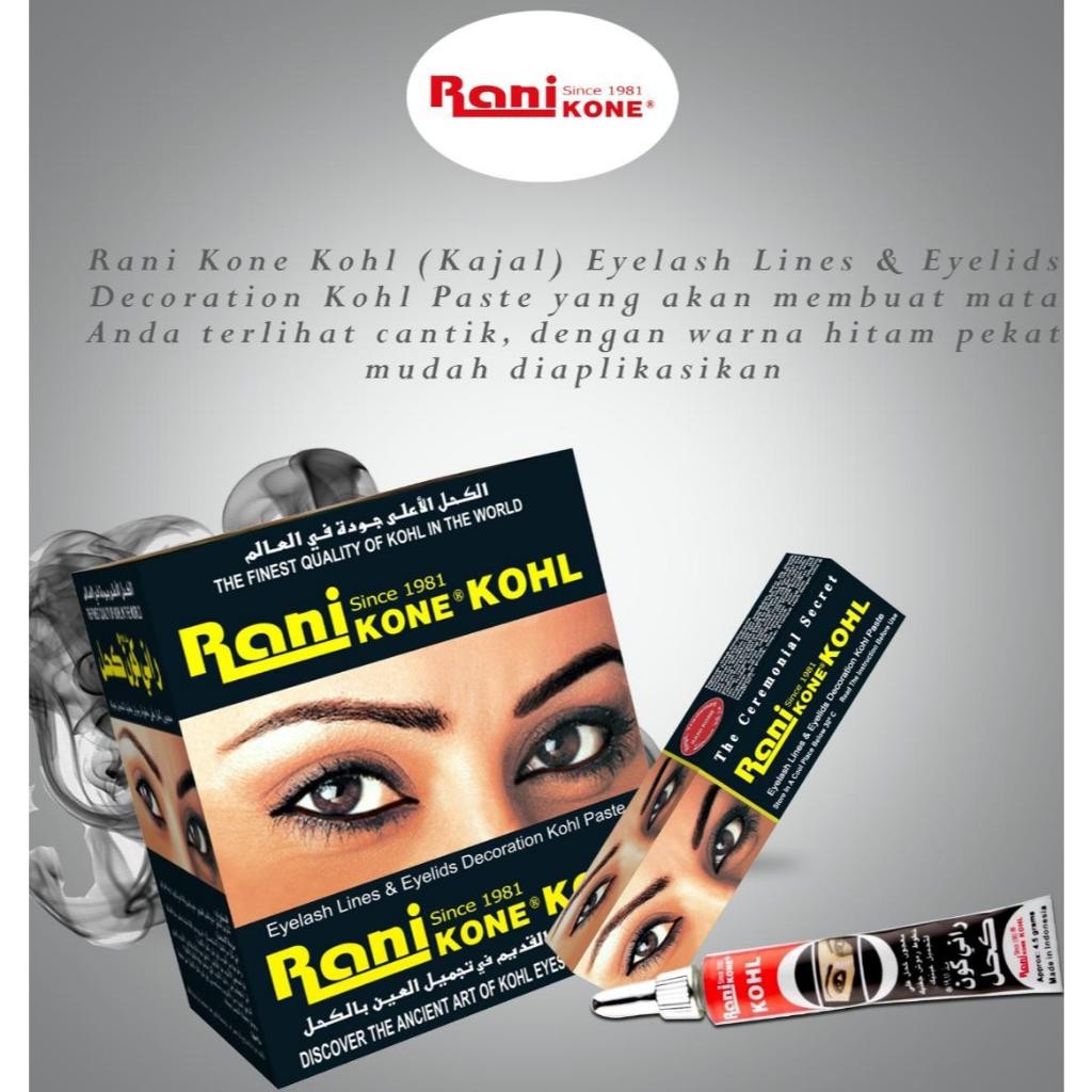 [MX] RANI KOHL KONE HITAM CELAK MATA ALIS RANI KAJAL EYELASH EYELIDS