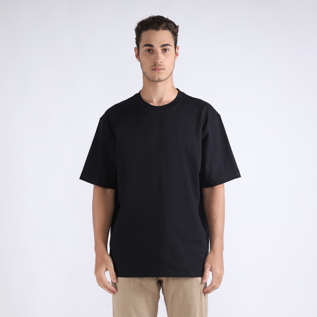 FACILITY - Oddie Oversize T-Shirt Tee - Jet Black