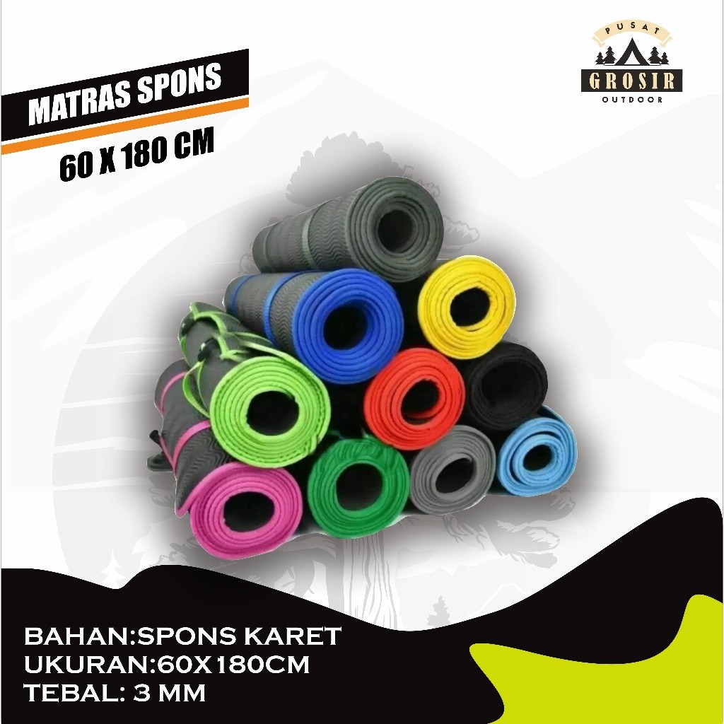 Matras Camping Outdoor - Matras olahraga - matras anti slip tebal - matras yoga - alas camping