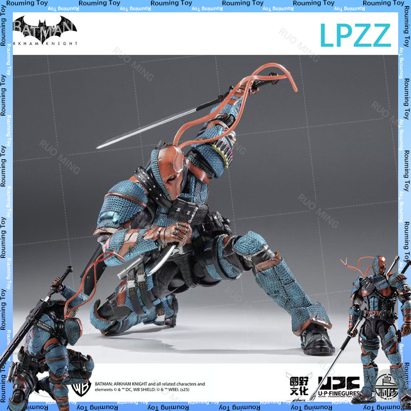 100% Original LPZZ 1/12 ROUNO CUEURE DC002 Deathstroke Action Figure Arkham Knight Finished Module A