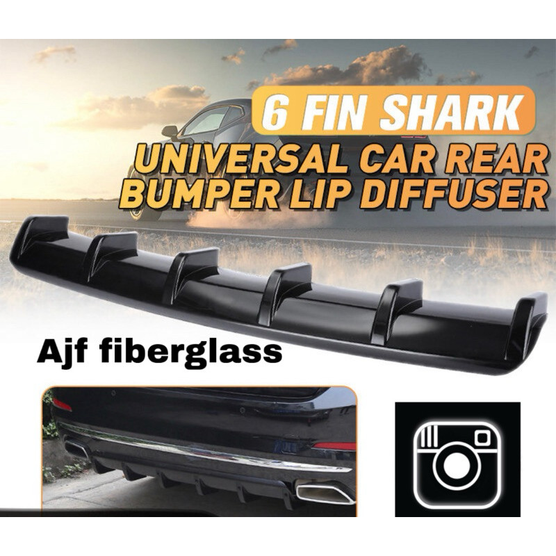 NEW PRODUK Difuser Lips Bumper Belakang Mobil Universal 90cm TERLARIS