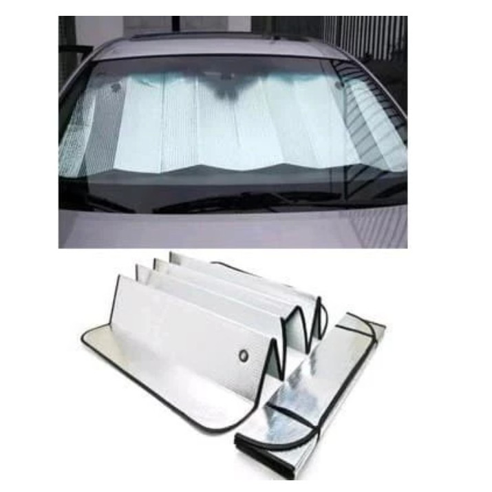 Pelindung Anti Panas Silau Kaca Mobil Sun Shield Shade /Pelindung Dashboard Mobil Sun Shield Krey An