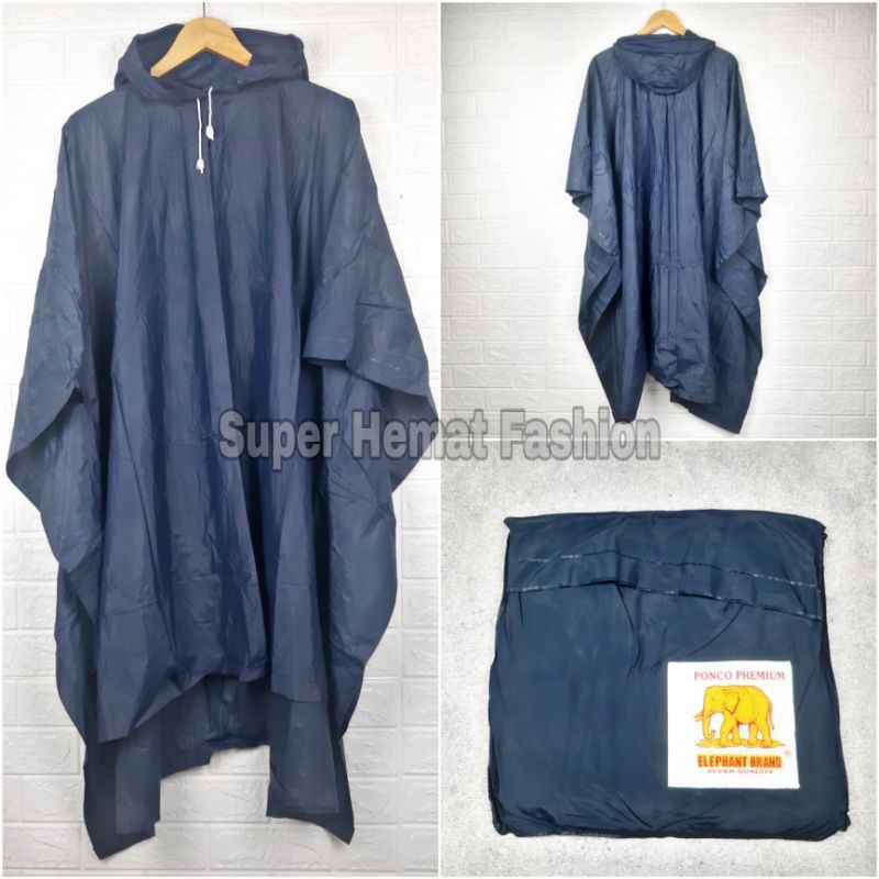 Jas Hujan Elephant Brand Ponco Premium Mantel Gajah Poncho Kelelawar Kalong Tanpa Lengan Ekonomis Te