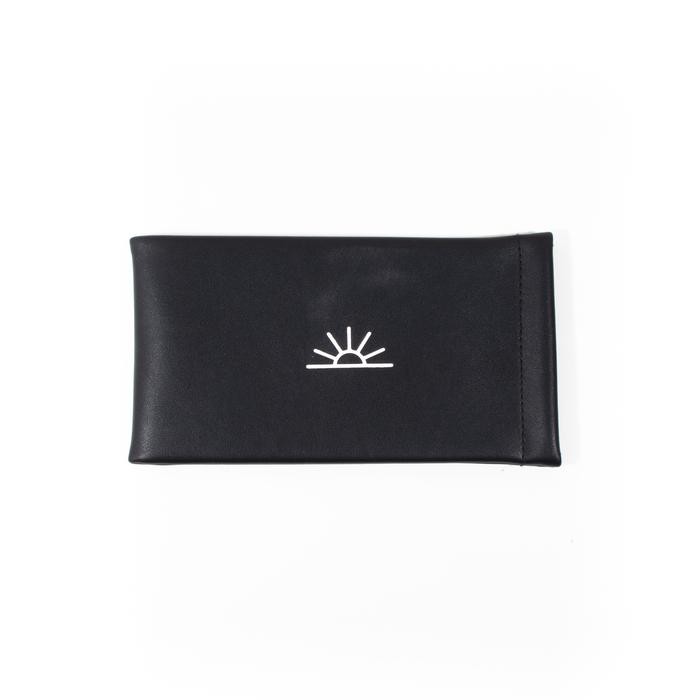 Sunset Eyewear - Pouch Kacamata Leather - Black