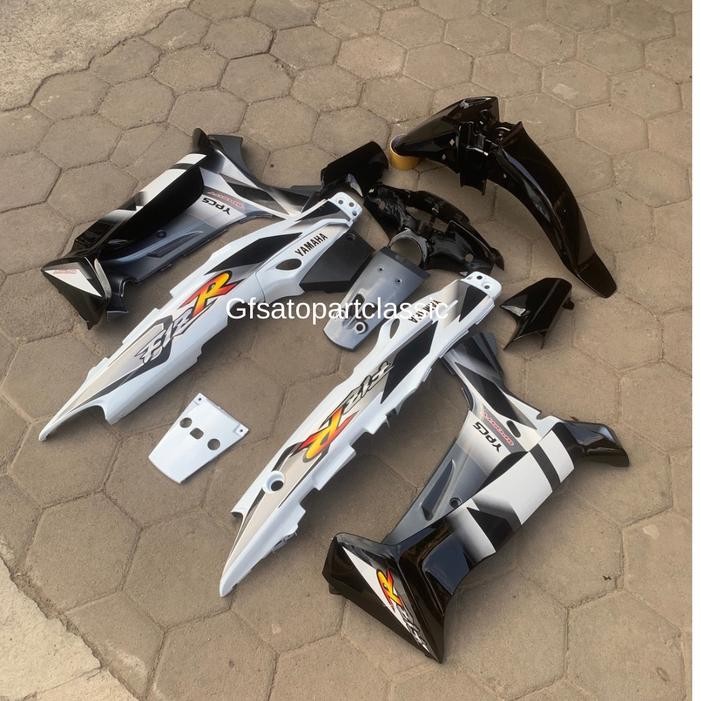 Body Set Halus Yamaha Fiz R Ardat Putih Hitam Abu-Abu