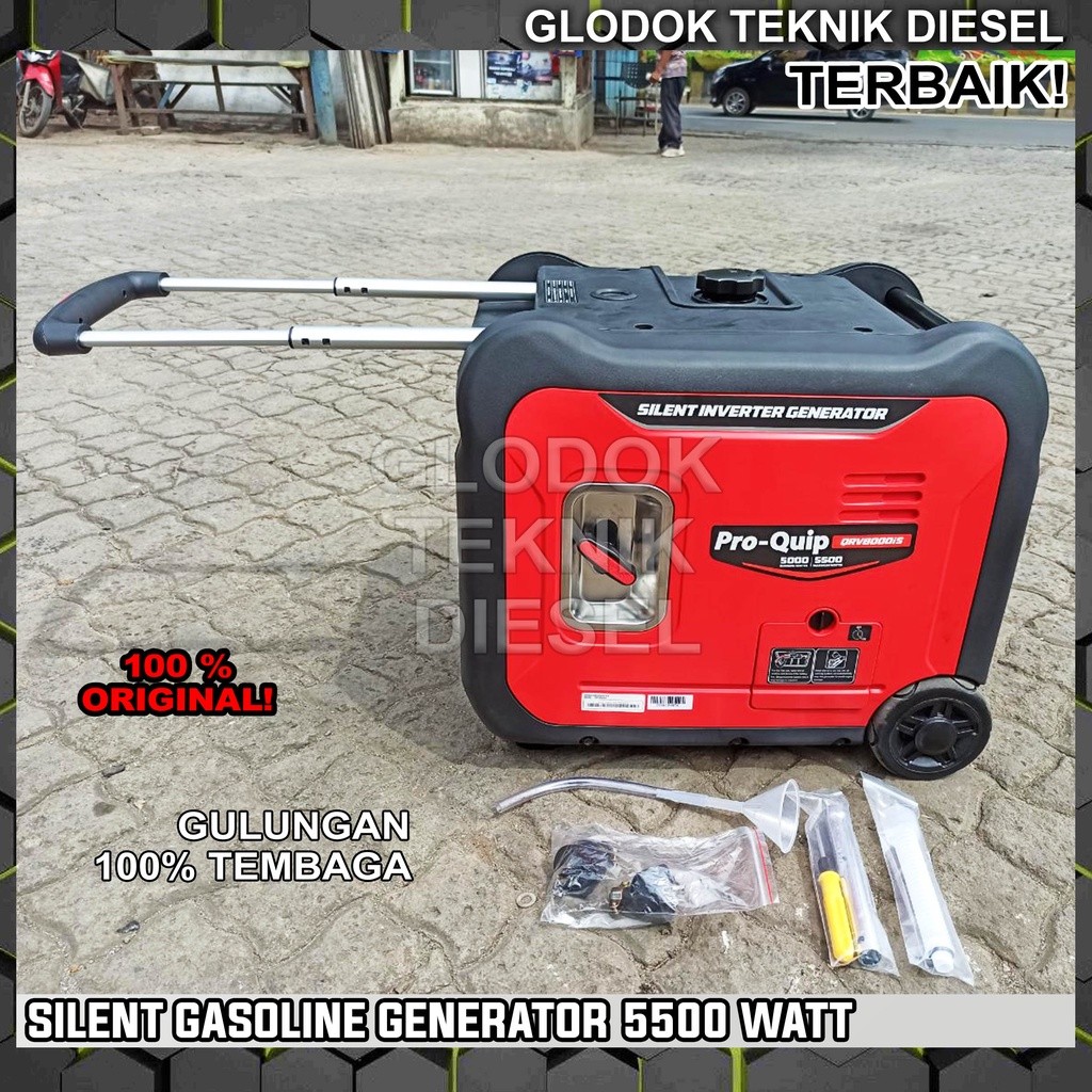 PROMO SALE Genset Silent Proquip 5500 Watt QRV8000is Generator Portable Bensin Silent 5000 W QRV 800
