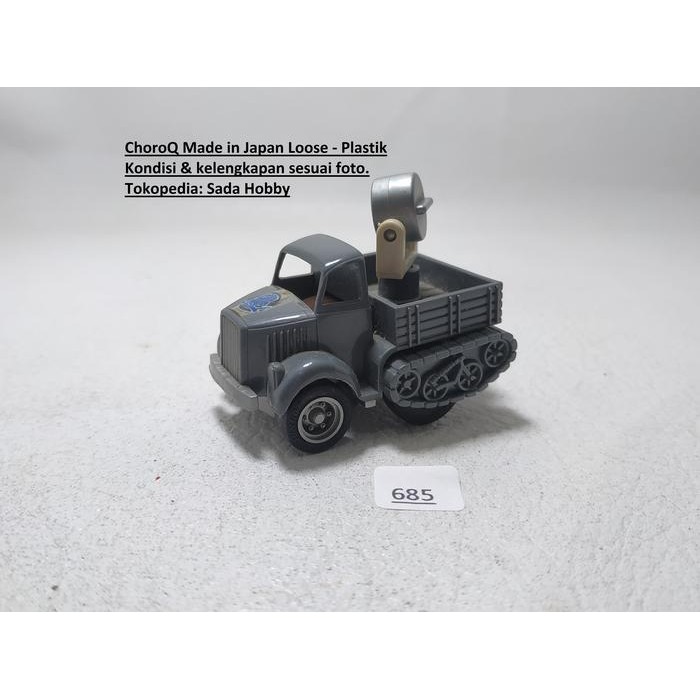 DCT... Vintage Choro Q ChoroQ Combat Series C-17 German Opel Half Truck Lightning