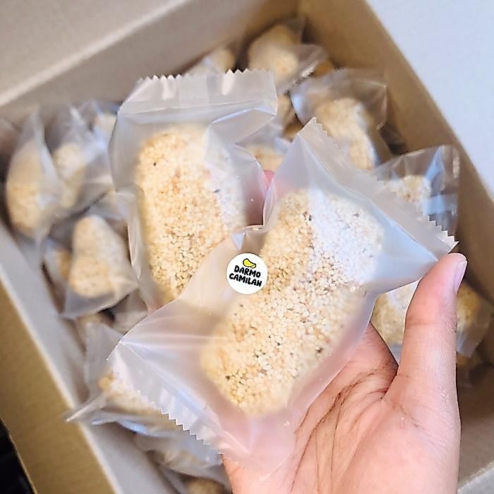 cubbi.store Manco Ketan Mini BUNGKUS SATUAN Kiloan Bola Wijen - 250gr (12-15pcs)