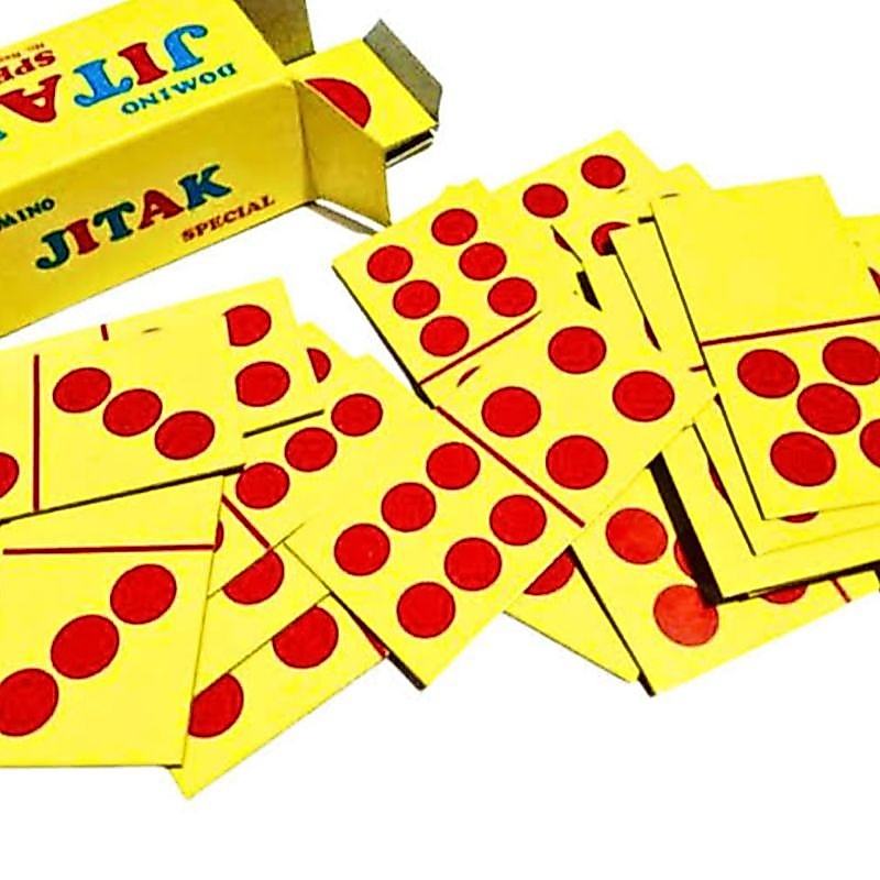 Kartu Domino Jitak 1 Set Kartu Gaplek