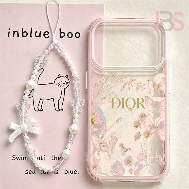 Terbaru Dior2 In 1 Bunga Casing Iphone 16 Pro Max 13 14 12 11 15 Pro 16 Plus Ckk1 Terbaru Cewek Lucu