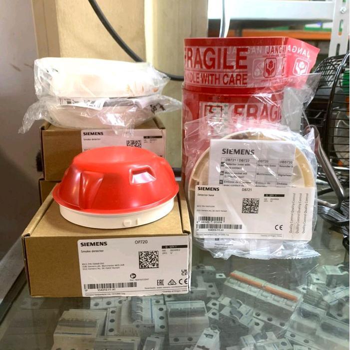 SMOKE DETECTOR SIEMENS OP720 KOMPLIT DENGAN BASE DB721 ORIGINAL