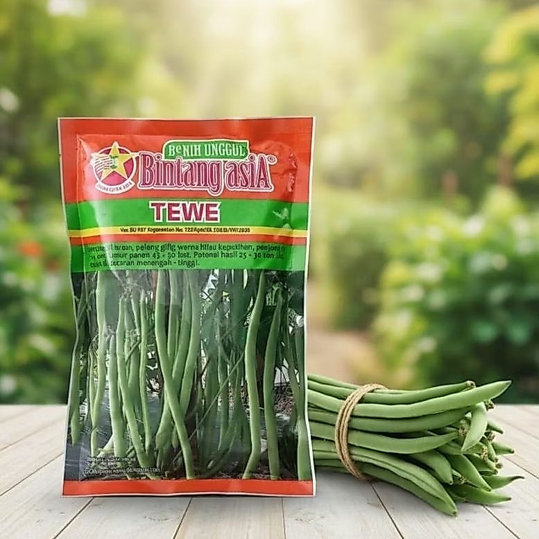 Benih Buncis TEWE 500 Gram Bintang Asia
