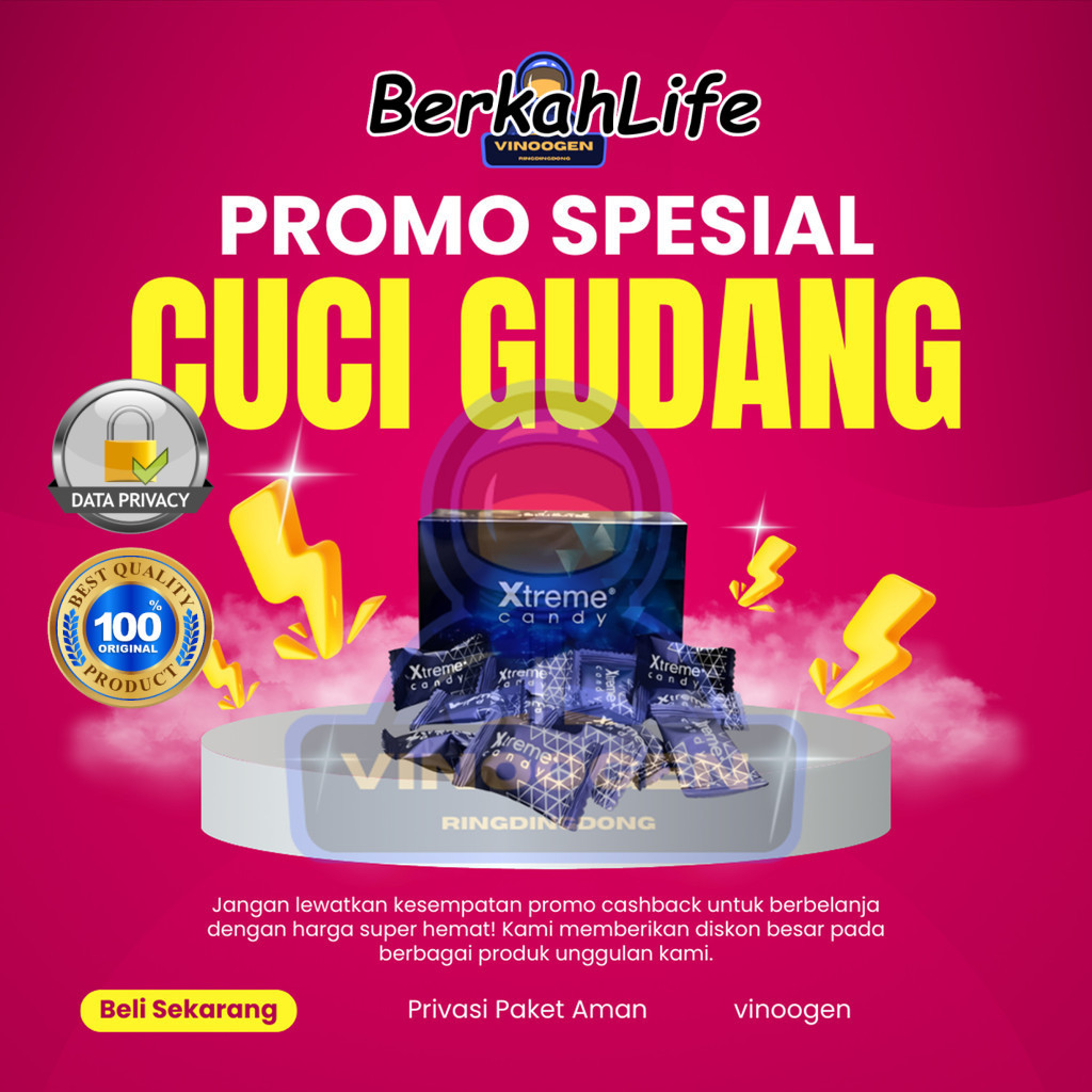 Privasii Terjaga Permen Kesehatan Buat Pria Energi & Stamina PERMEN PREMIUM XTREME CANDY ORIGINAL - 