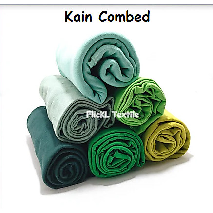 Kain Combed 24s Bahan Kaos Combed 24s Baju Combed 24s Reaktif Sulfur Kilo
