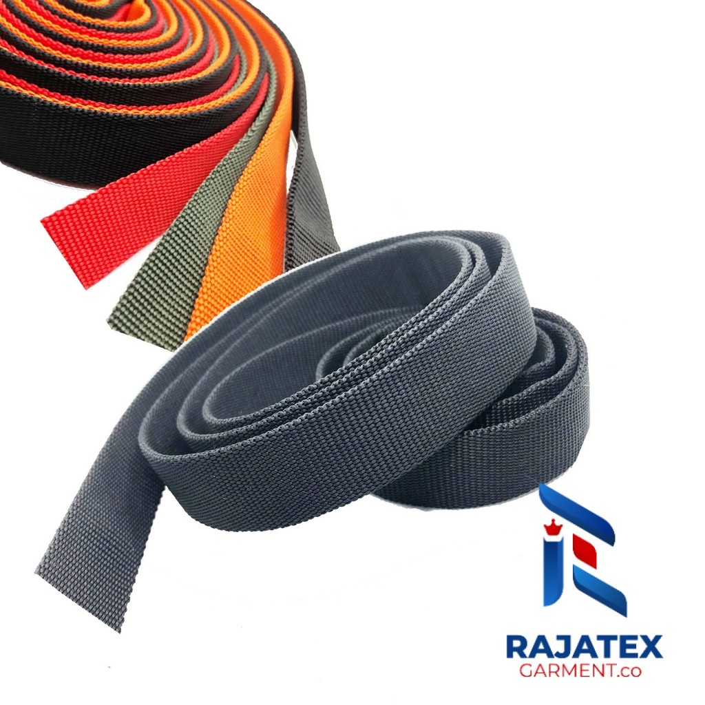 Webbing DOUBLE 2 Cm - Tali Webbing TUBULAR