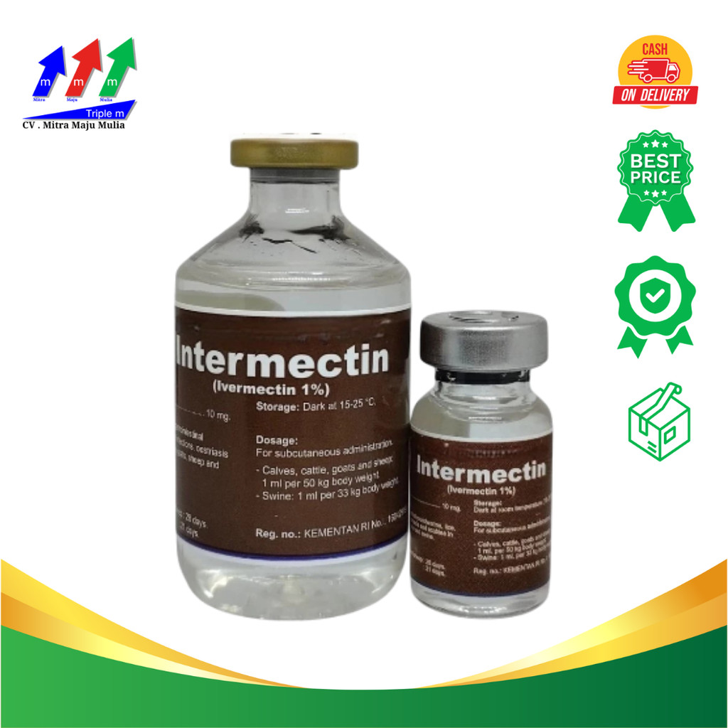 INTERMECTIN 10 ml dan INTERMECTIN 50 ml Holland ORIGINAL