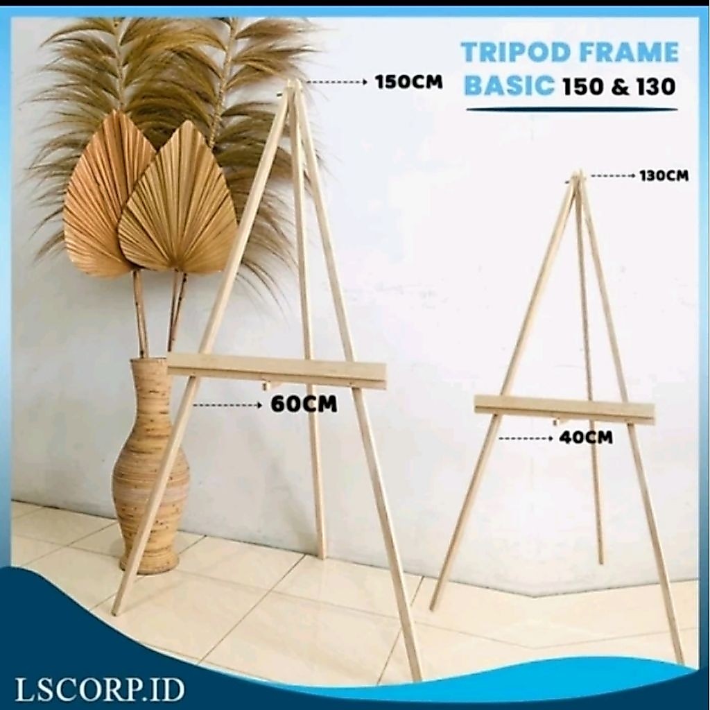 tripod stand frame 150 cm easel wooden easel , tripod stand wooden easel