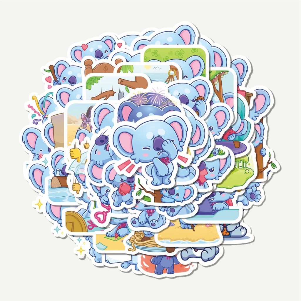 

Sticker Pack Stiker Kartun Funny Danny Koala | Sticker TUMBLR | Stiker LAPTOP KOPER HELM
