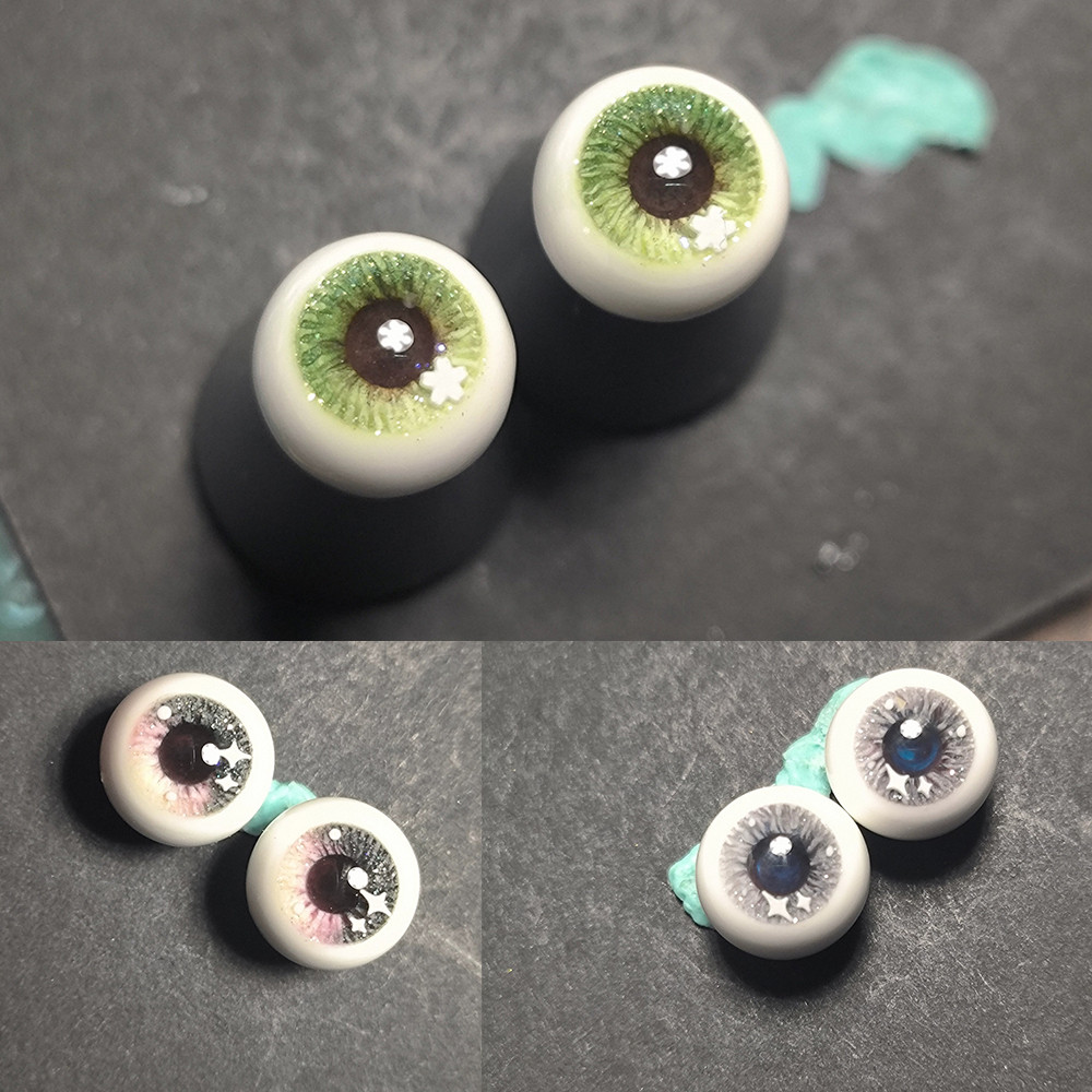 OB11 Eyes Resin DIY Handmade Eyeball 10mm Doll Accessories For OB11 Plaster Eye