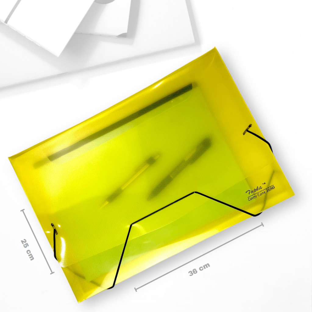 

Carry Case File Folder F4 Map Dokumen Kantor / Sekolah Plastik Tebal Anti Air Arsip Folio Aesthetic