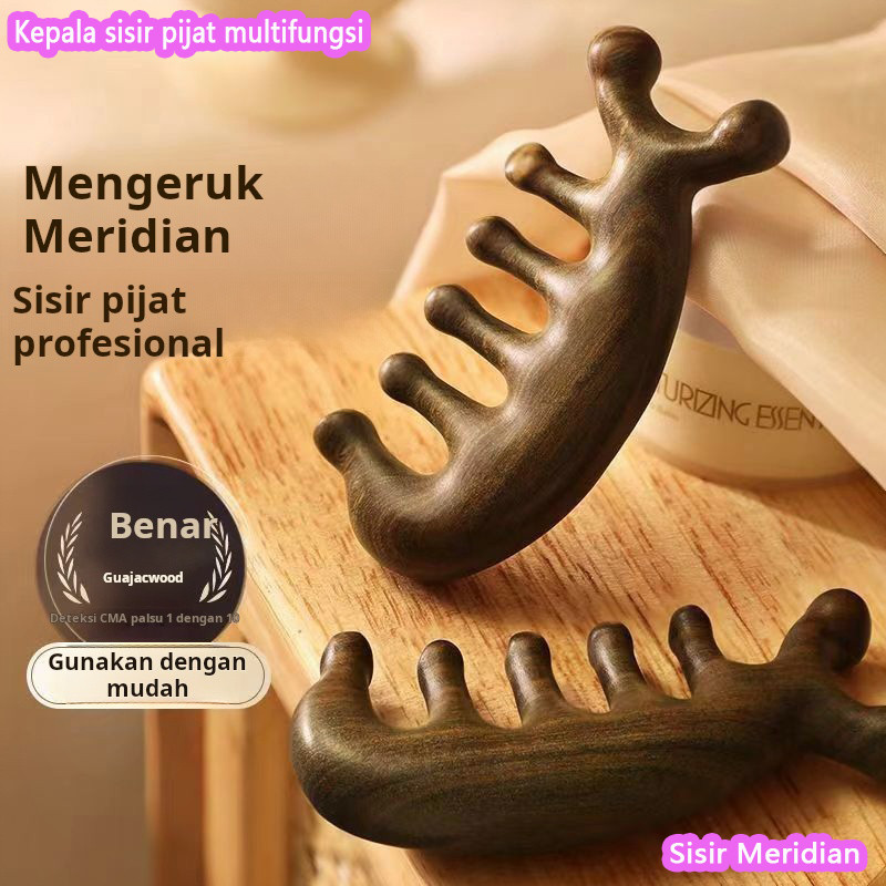 Sisir pijat plastik multifungsi, sisir pijat meridian lumba-lumba kecil, sisir pijat kepala, sisir p