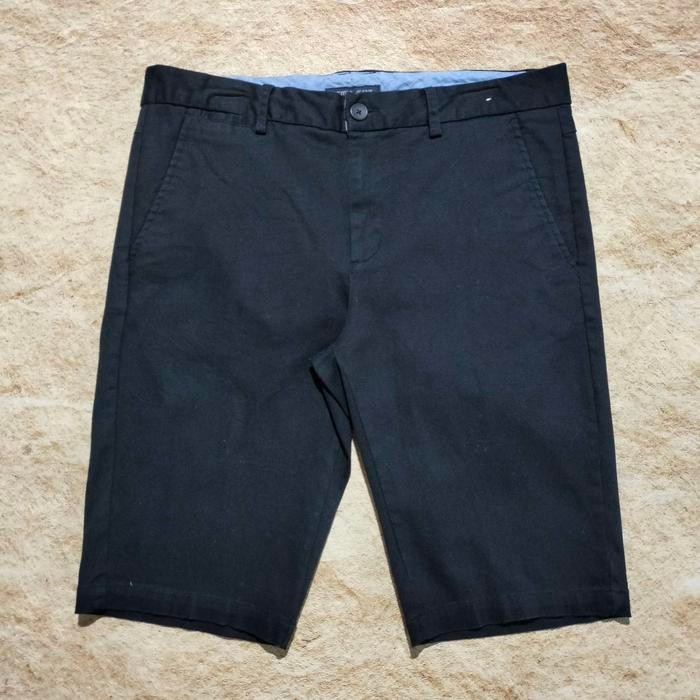 celana pendek hitam pria LITMUS JEANS celana chinos pria murah bagus size 35
