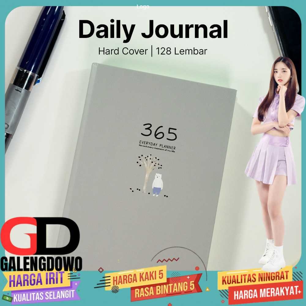 

DingDongTu Buku Diary 365 Hari Daily Journal Hard Cover 128 Lembar - DDT-4083