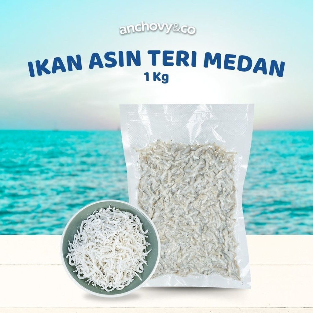 

Ikan Asin Teri Medan Medium Size 1kg | Anchovyandco