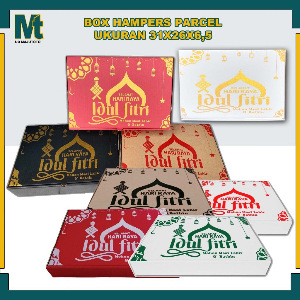 

Box Hampers 31x26x6,5 cm Parcel Lebaran / box hampers idul fitri
