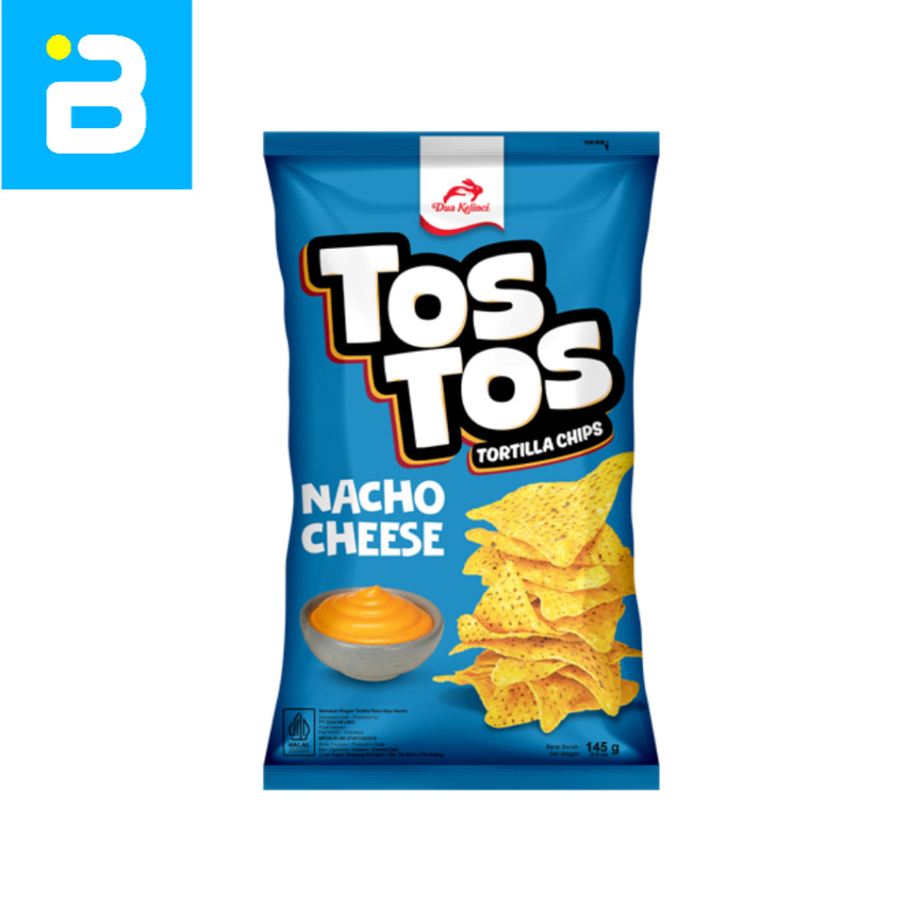 

Dua Kelinci Tos Tos Tortilla Nacho Cheese 140G