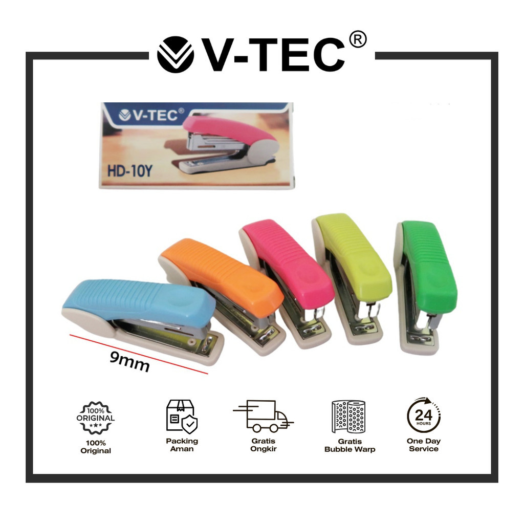 

V-TEC STEPLER HD-10Y MIX COLOUR PCS