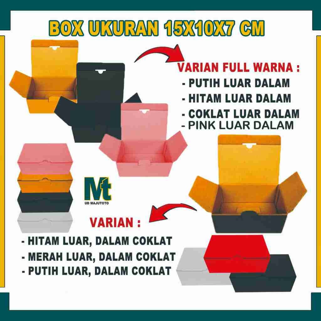 

Box 15x10x7 Cm / Box Sliplock / Kardus Polos