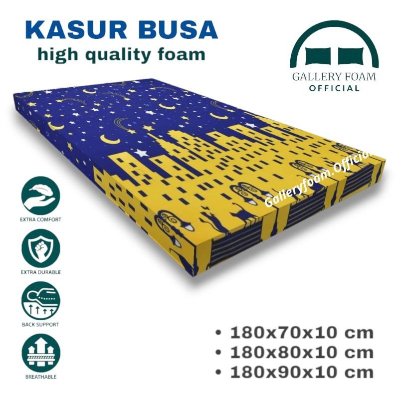 MAILAAN KASUR BUSA SINGLE UNTUK 1 ORANG TEBAL 10 CM BERKUALITAS SUPER AWET