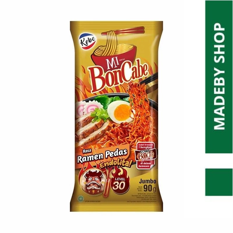 MIE BONCABE RASA RAMEN PEDAS ENDOLITA LEVEL 30 / MI BONCABE LEV 30 RASA RAMEN 90GR