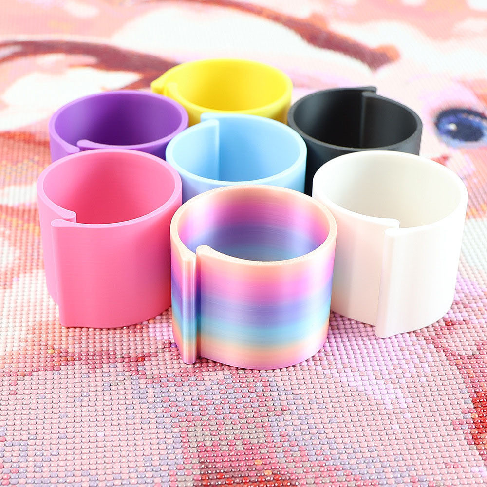 

2pc amond Painting Canvas Roll Holder - Space-Saving, Durable Plastic Organizer for Crafting Supplies,