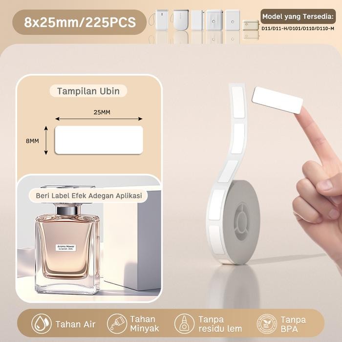 

Sale NIIMBOT D11_H / D110_M / D101 Kertas label termal putih, stiker nama, kertas label harga putih kertas cetak pembelajaran rumah tahan air dan anti gores - Putih 8*25mm Tbk