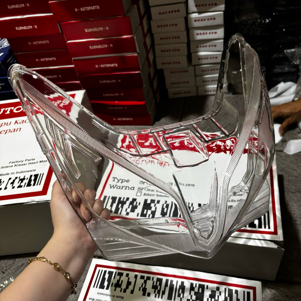 CUCI Gudang Kaca Lampu Depan Vario 125 Kzr 2012-2015 Anti Pecah Mikah Headlamp Vario Kzr Kaca Lampu 