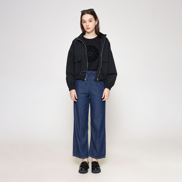 ZES Nylon With Hoodie Jaket Wanita BLSOW002 122766428