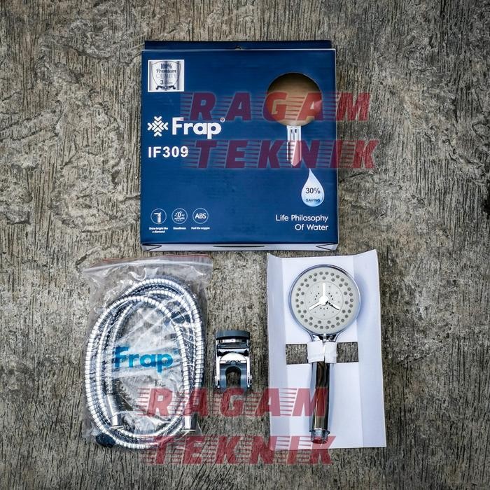 Head Hand Shower Set Frap IF 309 Kamar Mandi 3 mode pancuran putar