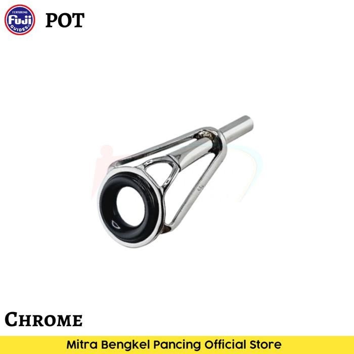 Ring Guide Fuji FOT POT Oxide Tip Top Chrome 1Pcs Cincin Joran Original Japan - POT 8 - 2.0