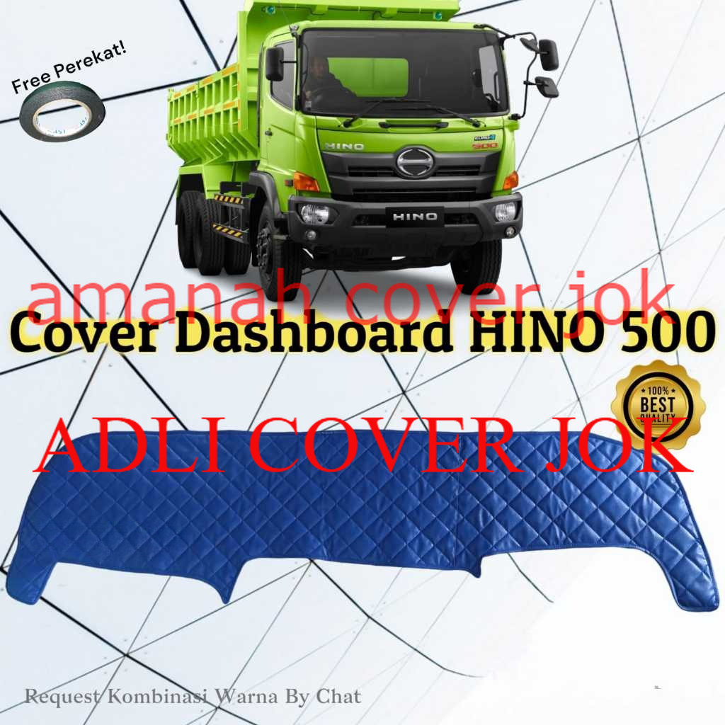 Cover Alas Dashboard Hino 500 Lohan Ranger Pelindung Dasbor Mobil Kulit Variasi Aksesoris Interior