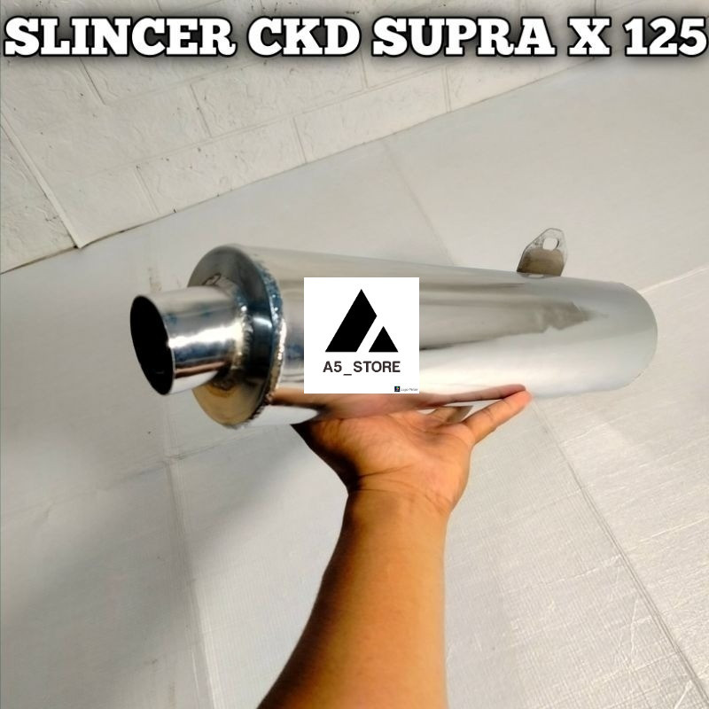 Selencer/Tabung Knalpot CKD SUPRA X 125 Knalpot Supra X125 Suara Standar ORI Knalpot Supra x125
