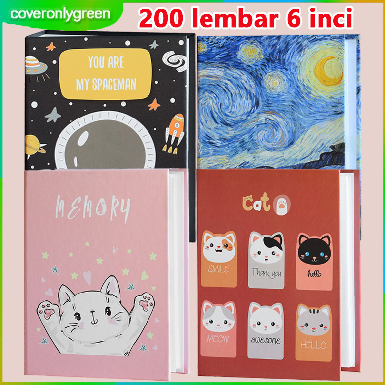 Album foto 6 inci 200 album foto buku penyimpanan foto berkapasitas besar