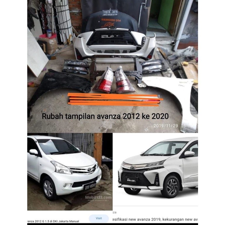 Upgrade all new avanza 2012 2015 ke avanza facelift 2019 2020 2021