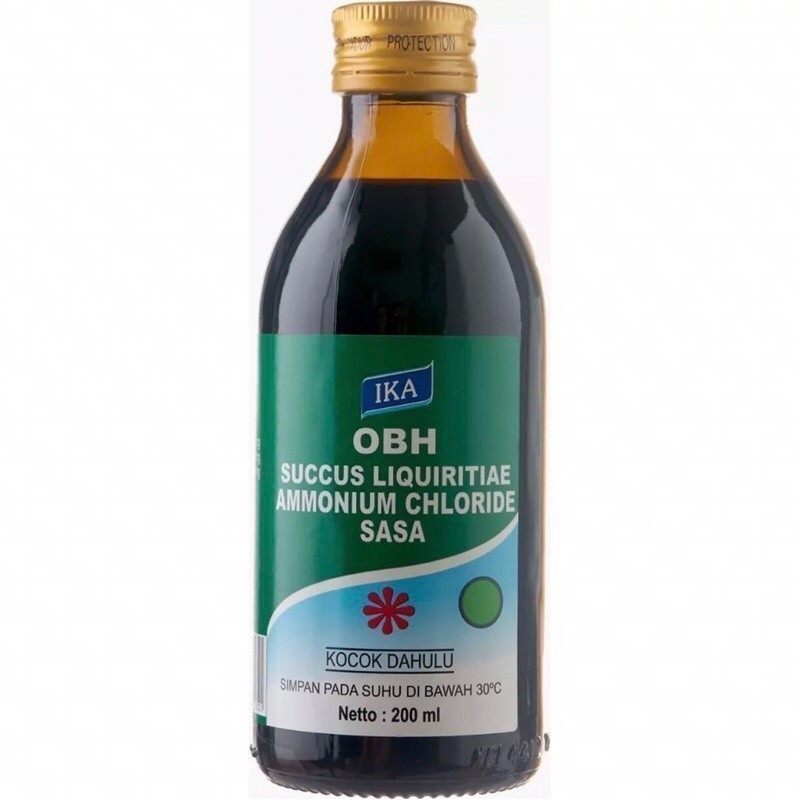 Obh Ika 200ml & 100ml / Obat Batuk Hitam Obh Ika 200ml & 100ml / min nafad