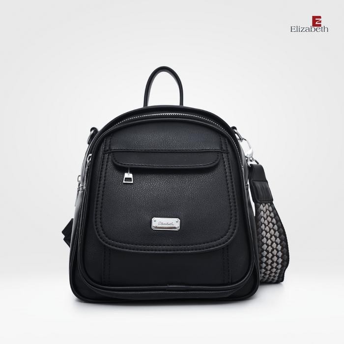 ORIGINAL Tas Ransel Wanita Elizabeth Backpack 0055-6245 - Black